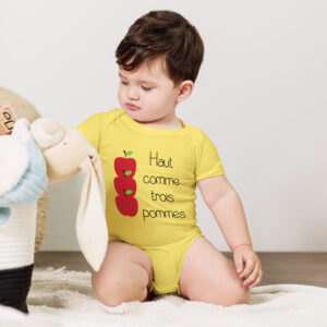 Body bébé "Haut comme 3 pommes"