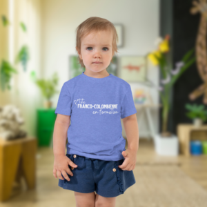 T-shirt pour Enfant "Franco-Colombienne" - Couleurs foncées