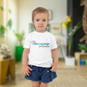 T-shirt pour Enfant "Franco-Colombienne" - Couleurs claires
