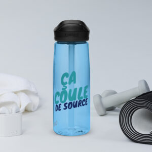 Bouteille d'eau sport "Ça coule de source!"
