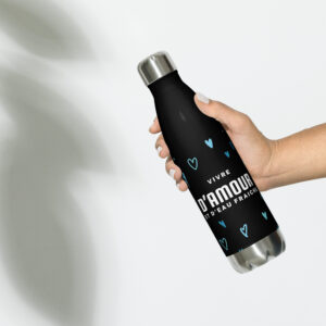 Bouteille d'eau "Vivre d’amour et d’eau fraîche"