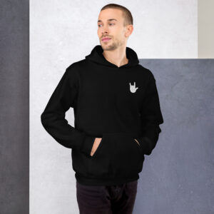 Pull à capuche qui fait sourire