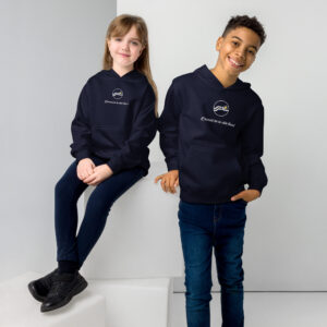 Kids Hoodie / L’accent de la côte Noir & Nuance