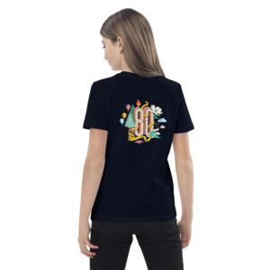 Organic cotton kids t-shirt / Collection des 80 ans Dark collection