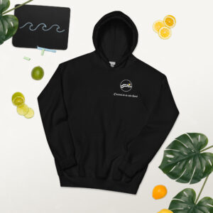 Hoodie / L’accent de la côte Ouest Noir & Nuance