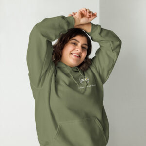 Hoodie / L’accent de la côte Ouest Noir & Nuance