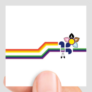 Autocollant drapeau franco-colombien – fierté