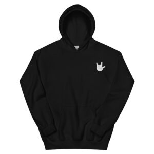 Pull à capuche qui fait sourire