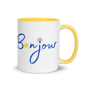 Bonjour Mug – Jaune
