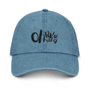 Casquette denim noire DTF – Oh Là Là