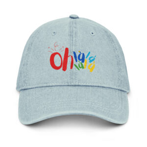 Casquette denim DTF multicolore - Oh Là Là